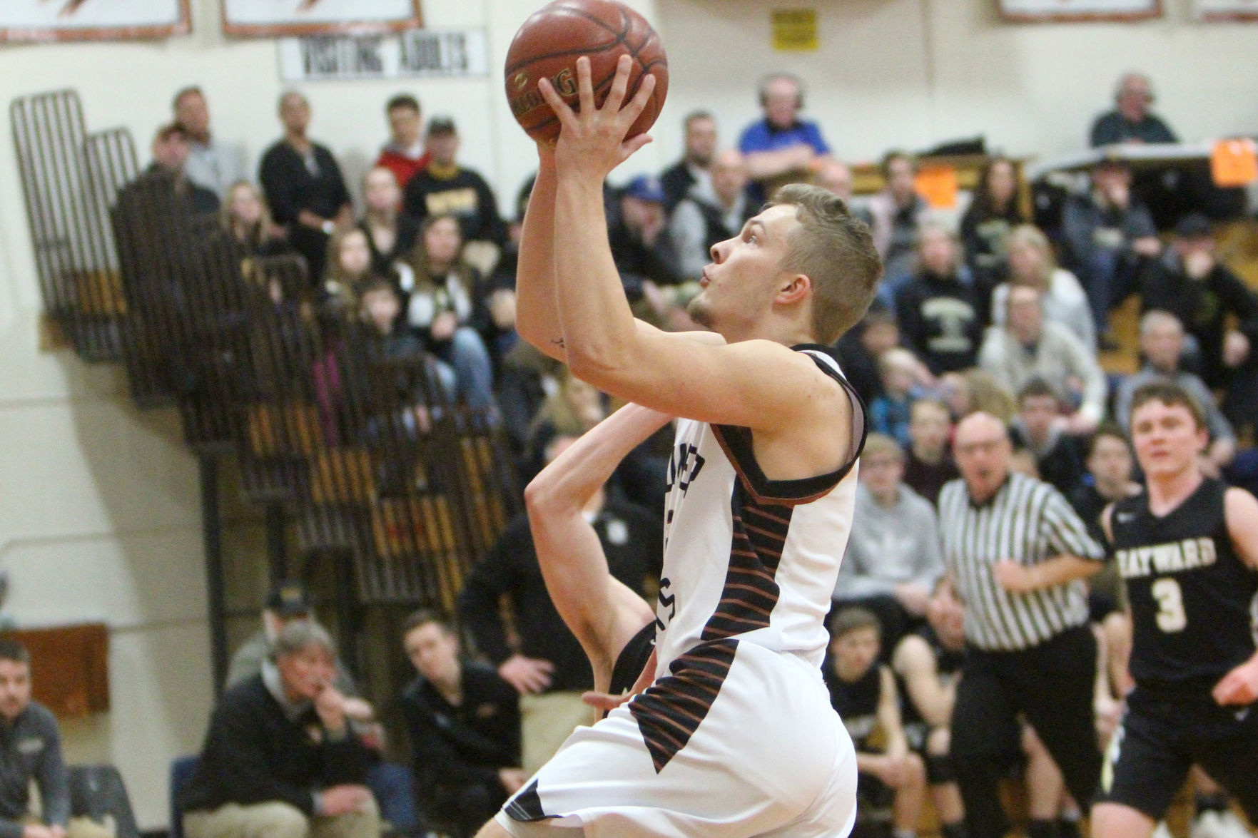 Hayward at Bloomer boys basketball 3-1-19